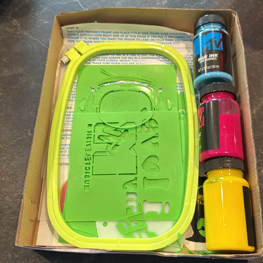 BNIB MTV screen print kit - Picture 3 of 4